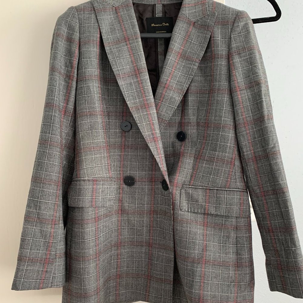 Plaid Grey Blazer